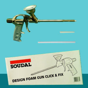 Пистолет для монтажной пены байонетный Profi Click&Fix SOUDAL