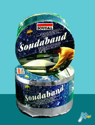 Лента битумная Soudaband 10 м SOUDAL шириной 7,5 см