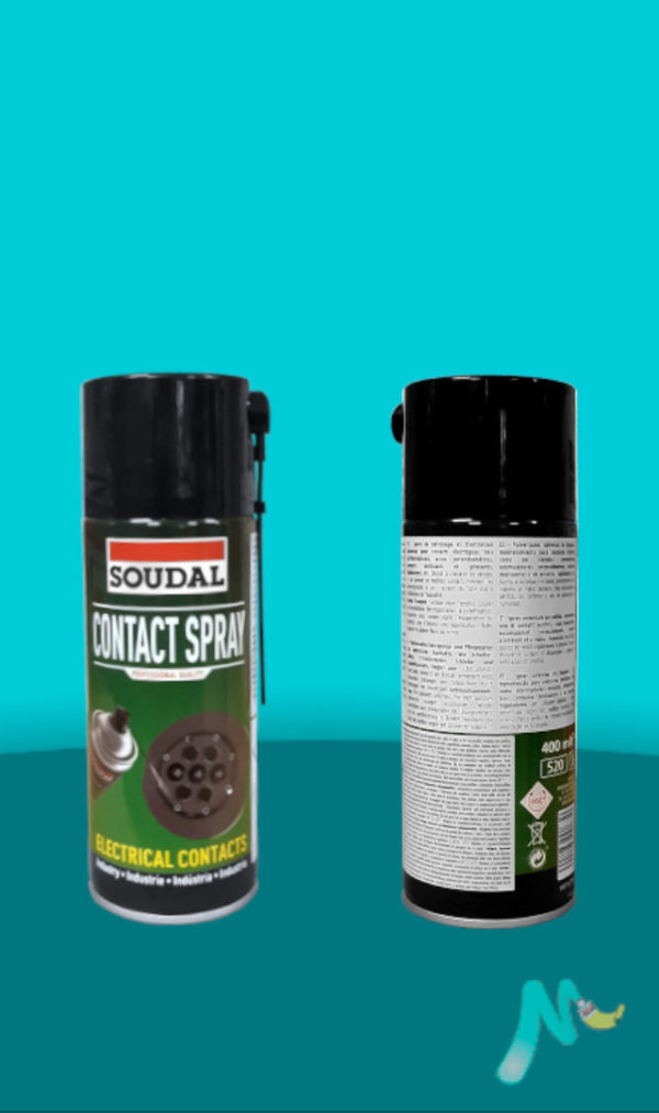 Смазка Contact Spray SOUDAL для проводов и контактов прозрачная