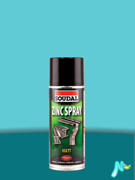 Грунт-спрей Zinc Spray SOUDAL цинковый матовый