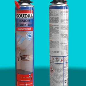Утеплитель жидкий напыляемый Liquid Insulation 850 мл Soudal
