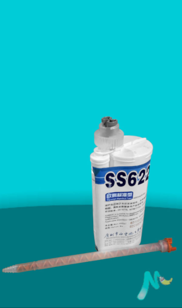 Клей-герметик силиконовый SS 622 SANZ двухкомпонентный для остекления